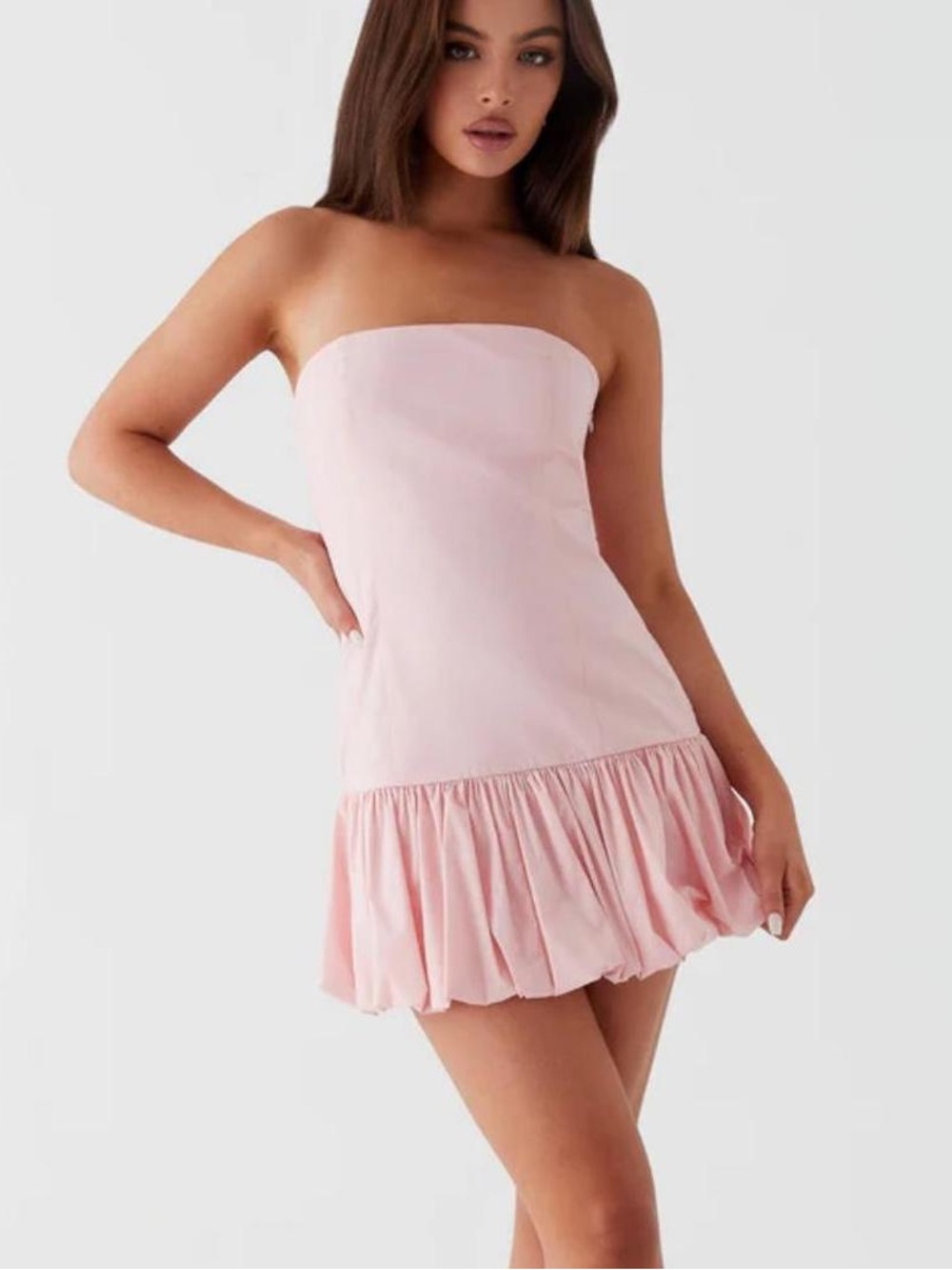 Pepper mayo Cotton Candy Pink Mini Dress